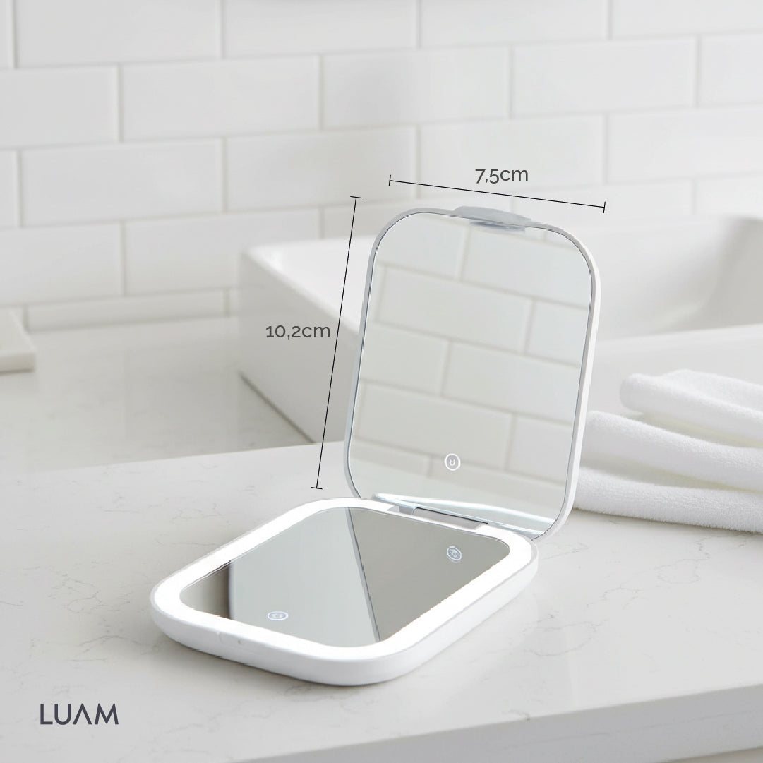 Espejo Compacto Rectangular Led Luam 1 un