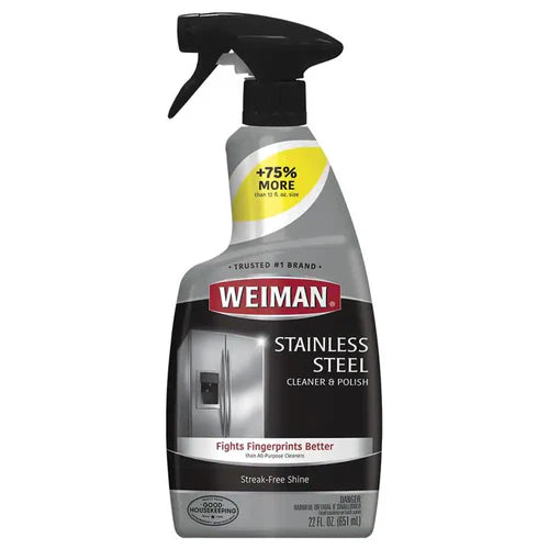 Limpiador y Pulidor Acero Inoxidable Weiman 651 ml