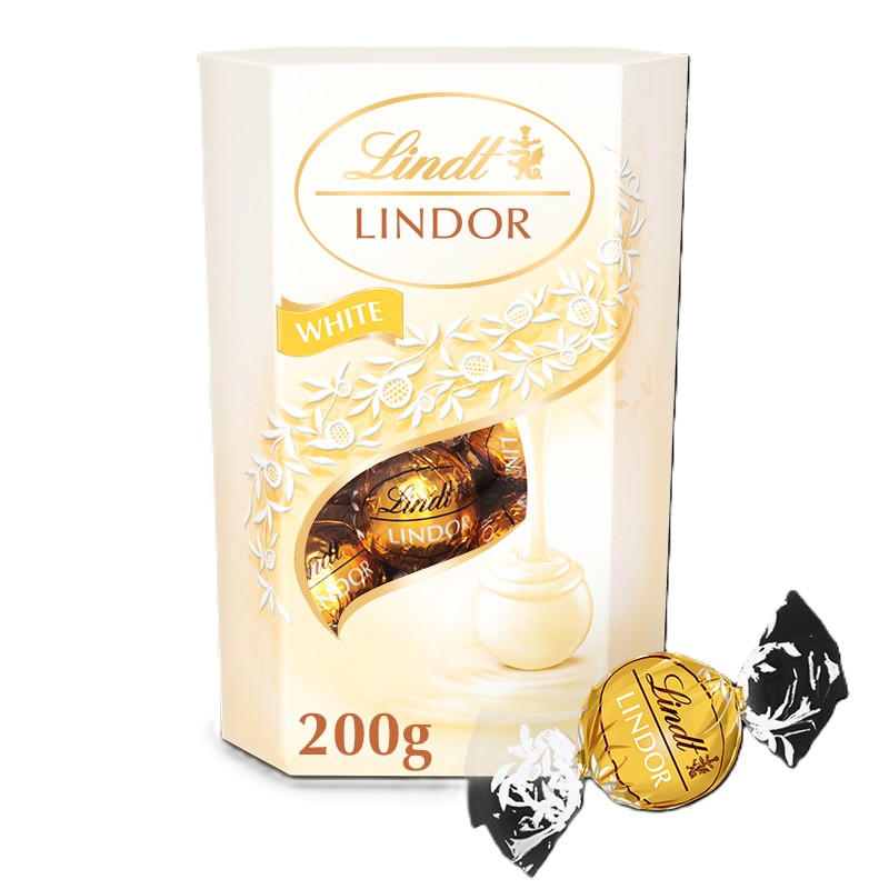 Chocolate Trufas Blanco Lindt 200 g