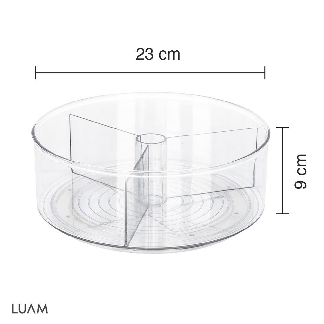 Bandeja Giratoria Almacenamiento 23 x 9 cm Luam 1 un