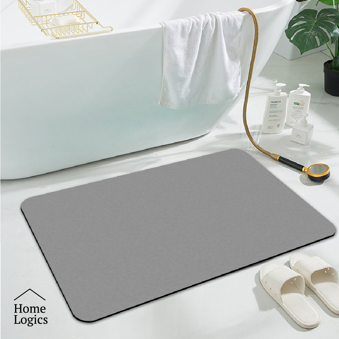 Piso Baño Rubber Gray Home Logics 1 un