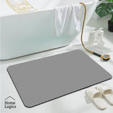 Piso Baño Rubber Gray Home Logics 1 un