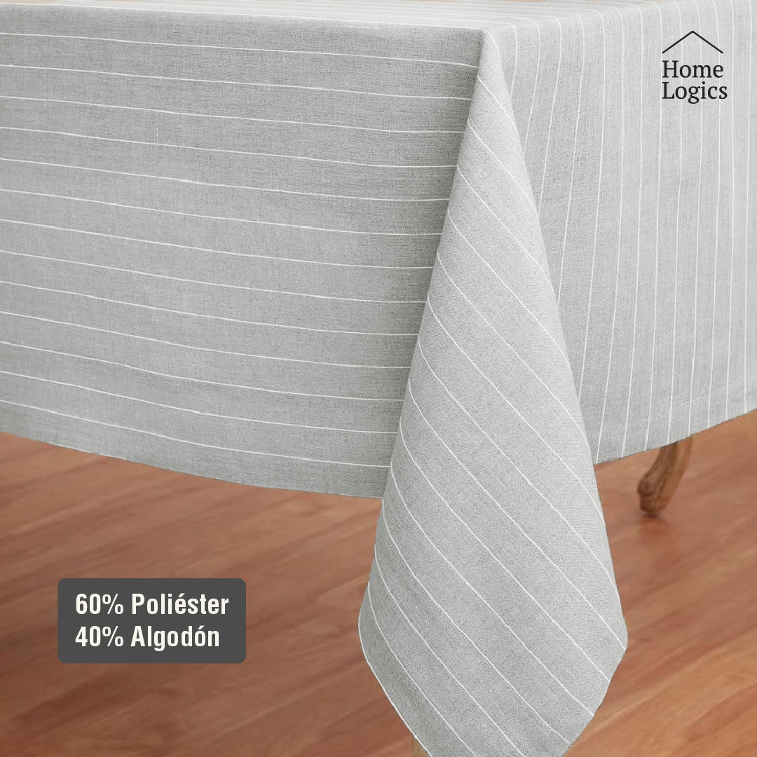 Mantel Rectangular Gris 160 x 300 cm Blair Home 1 un