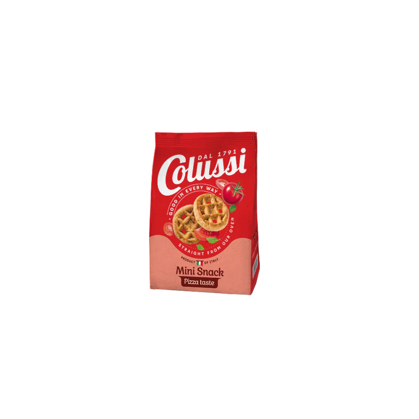 Galletitas Mini Snack Pizza Colussi 120 g