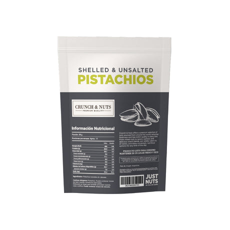 Pistachos Tostados Con Sal Sin Cáscara Crunch & Nuts 350 g