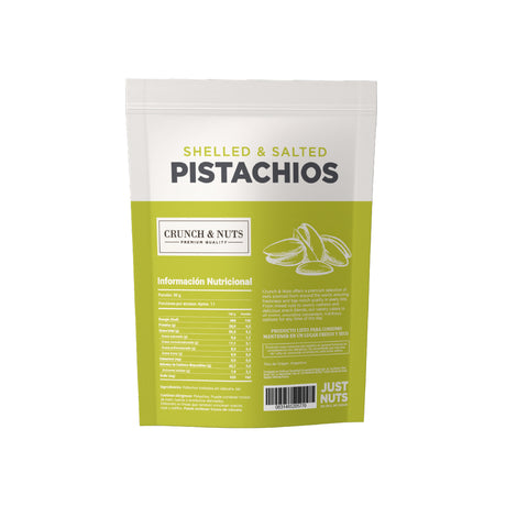 Pistachos Tostados Sin Sal Sin Cáscara Crunch & Nuts 350 g