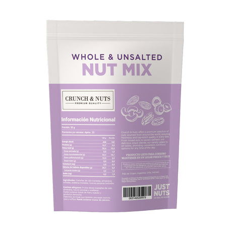 Mix de Frutos Secos Pecana Sin Sal Crunch & Nuts 700 g