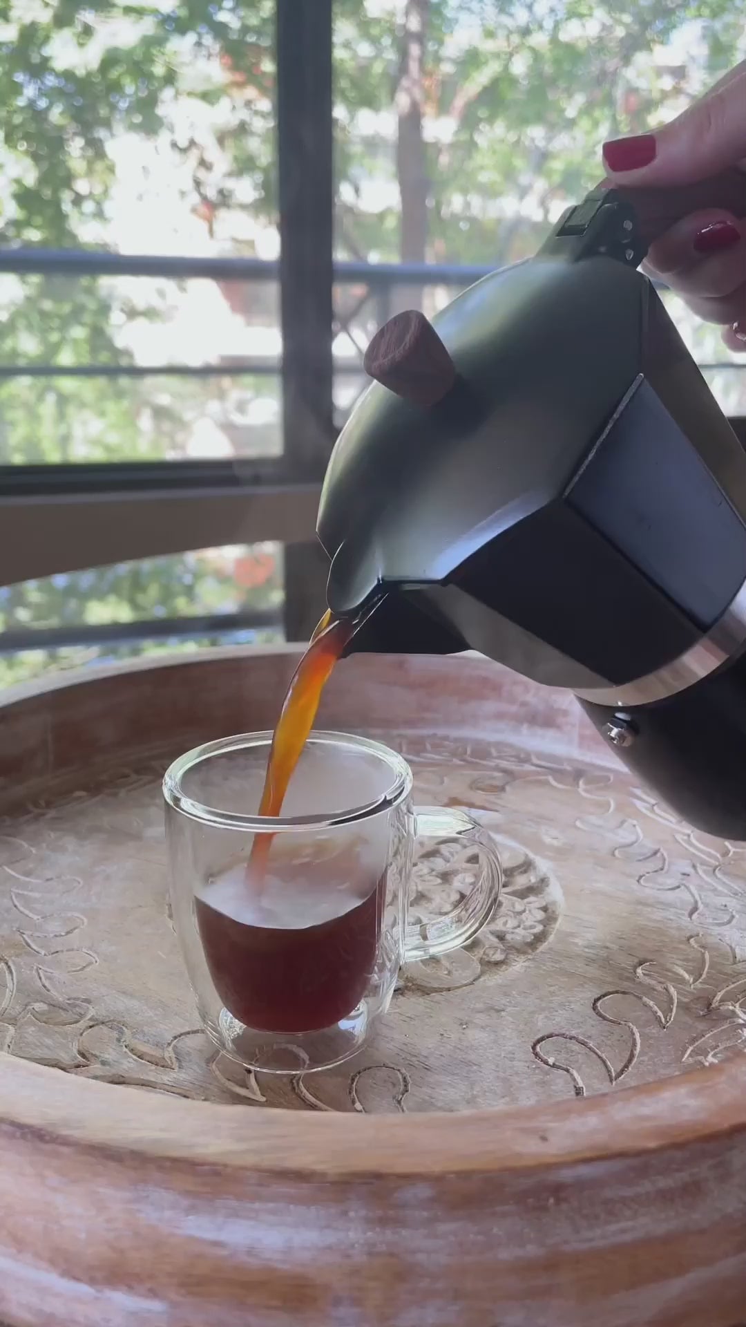 Cafetera Moka Italiana Aluminio 6 Pocillos 300 ml Home Logics 1 un