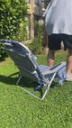 Silla de Playa Baja Navy Blue Sunseeker 1 un