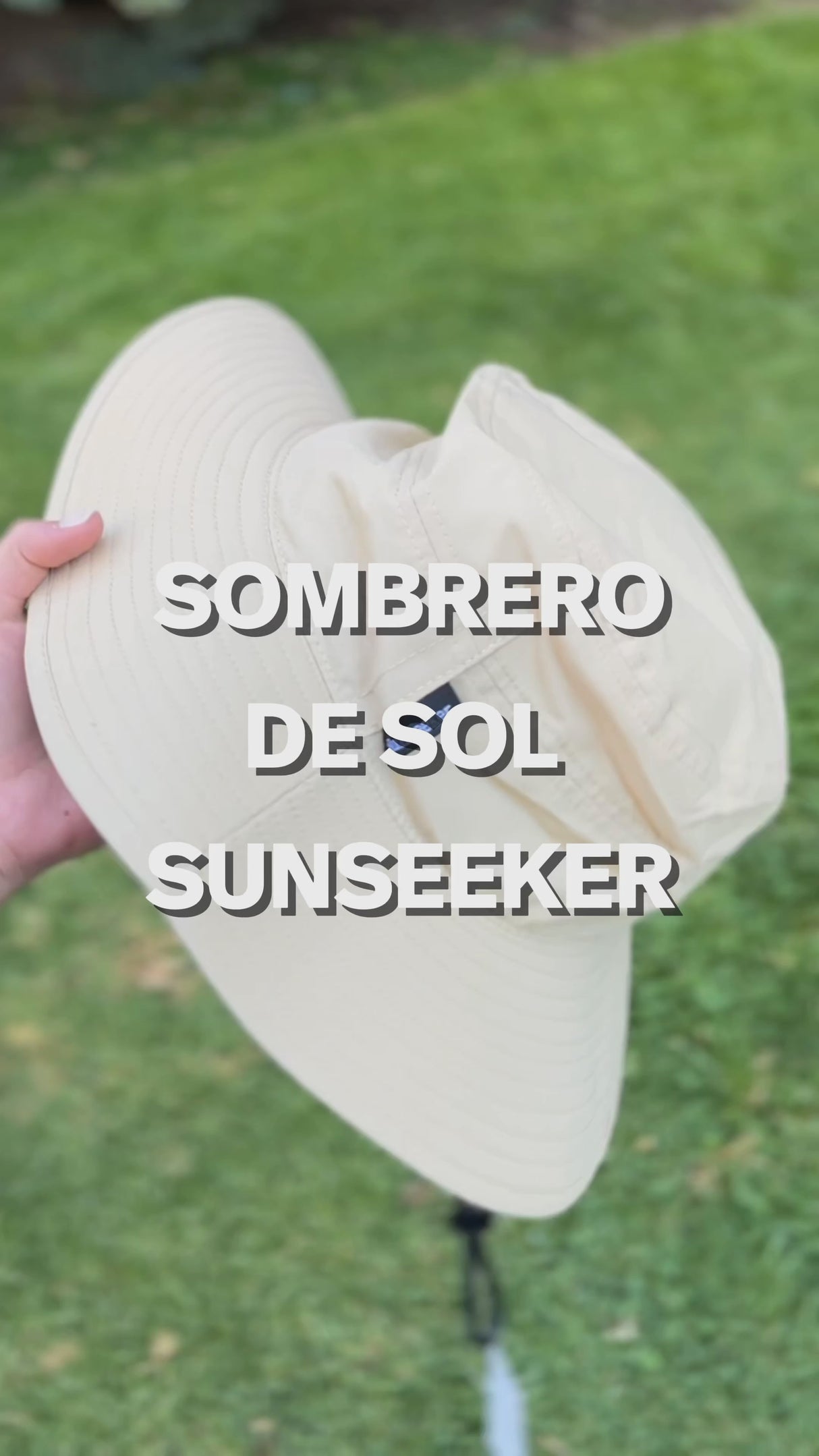 Sombrero de Sol Beige Sunseeker 1 un