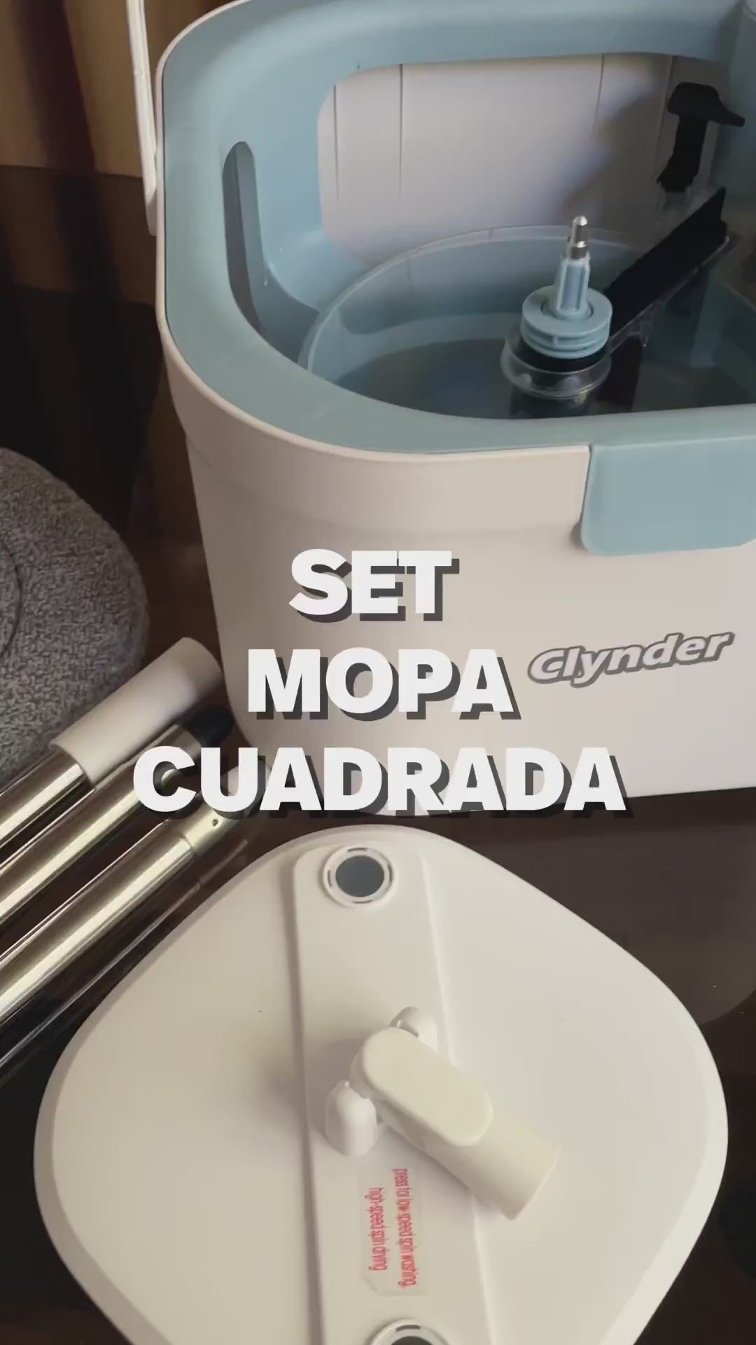 Set Mopa Cuadrada Spin Clynder 1 un
