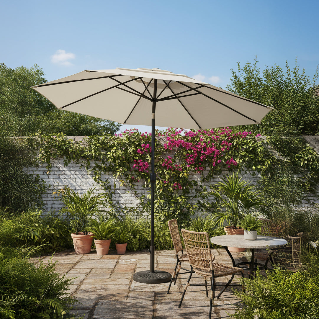 Quitasol de Terraza 3m 3 Capas Beige Canberra 1 un