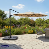 Set Quitasol de Terraza Toscana 3M Canberra 1 un con Base Plástica