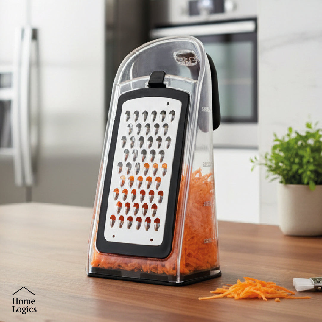 Rallador 3 en 1 Acero Inox con Contenedor Home Logics 1 un