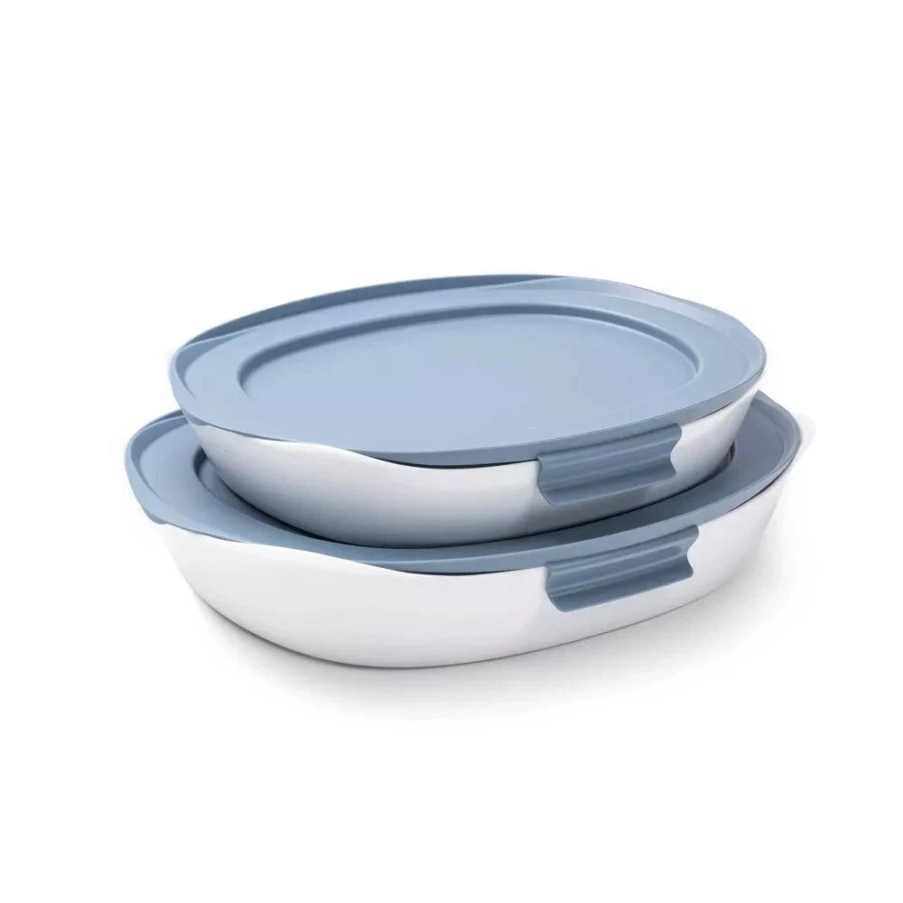 Set 2 Fuentes para Hornear Duralite Rubbermaid 1 un