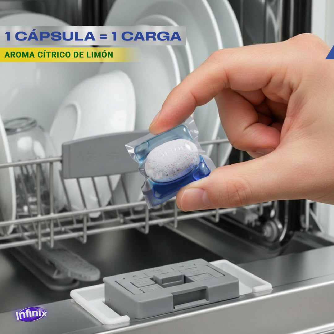 Cápsulas para Lavavajillas Infinix 90 Pods