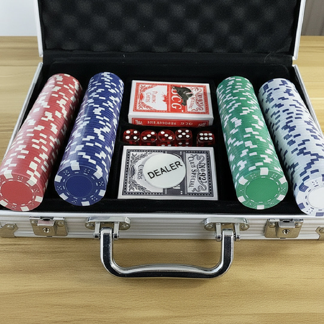 Set Poker 200 Fichas con Maletín 1 un
