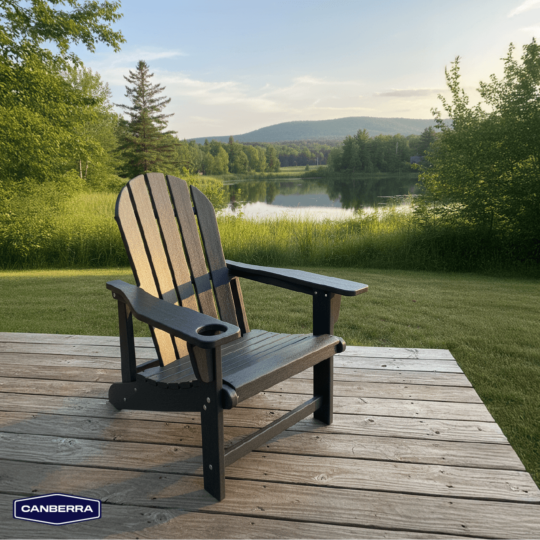 Silla Adirondack No-Tools Negra Sunseeker 1 un