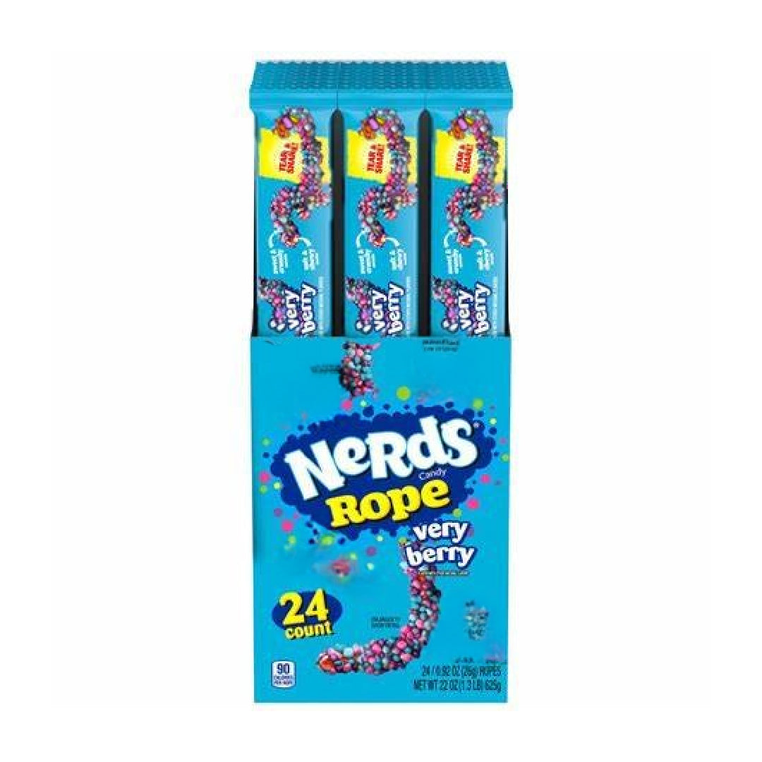 Masticables Very Berry Rope Nerds 24 un x 26 g