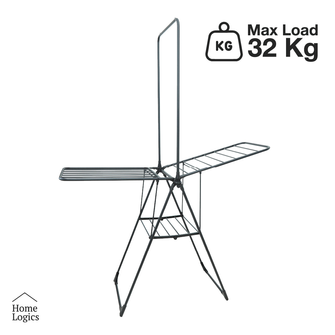 Secador Ropa 2 Niveles 157x63x208 con Colgador Vertical Home Logics 1 un