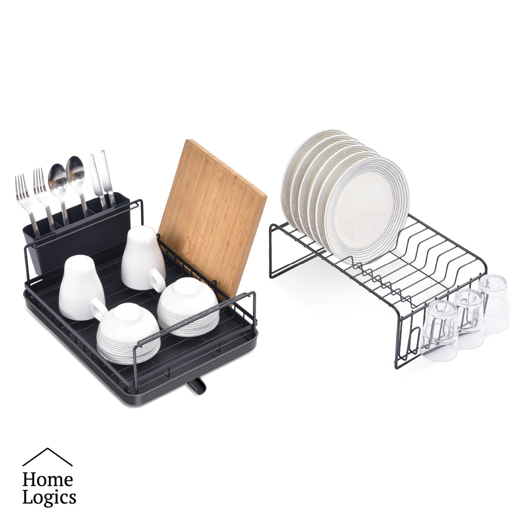 Secador Platos Minimalista 2 Niveles Home Logics